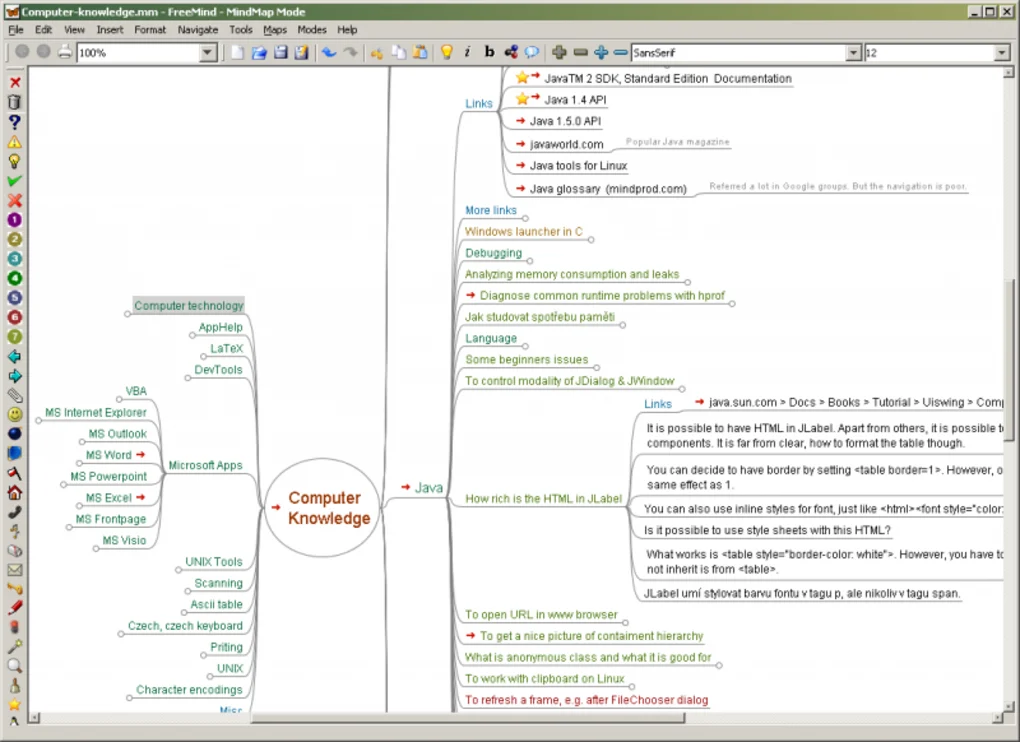 Using-FreeMind